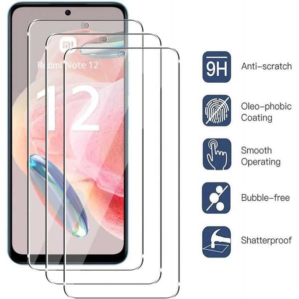Xiaomi Redmi Note 12 4G Härdat glas 0.26mm 2.5D 9H