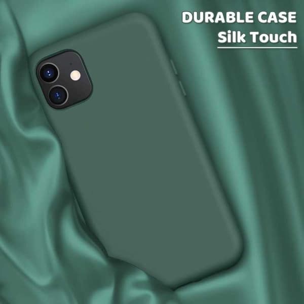 Gummibelagt stødsikker etui iPhone 12 Mini- Grøn