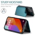 Miniatyrbillede 5 af 9: CaseMe Shockproof Cover Kortholder Stander 4-rums iPhone 13 Pro Grön