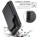 Miniatyrbild 4 av 8: CaseMe Stöttåligt Skal Korthållare Stativ 4-Fack Samsung S22 Svart
