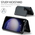 Miniatyrbillede 5 af 8: CaseMe Shockproof Cover Kortholder Stander 4-rums Samsung S23 FE Sort