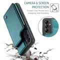 Miniatyrbillede 4 af 8: CaseMe Shockproof Cover Kortholder Stander 4-rums Samsung A13 5G Grön