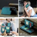 Miniatyrbillede 7 af 8: CaseMe Shockproof Cover Kortholder Stander 4-rums Samsung A13 5G Grön