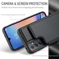 Miniatyrbillede 2 af 7: CaseMe Shockproof Cover Kortholder Stander 4-rums Samsung A34 5G Sort