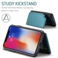Miniatyrbild 5 av 7: CaseMe Stöttåligt Skal Korthållare Stativ 4-Fack iPhone XS Max Grön