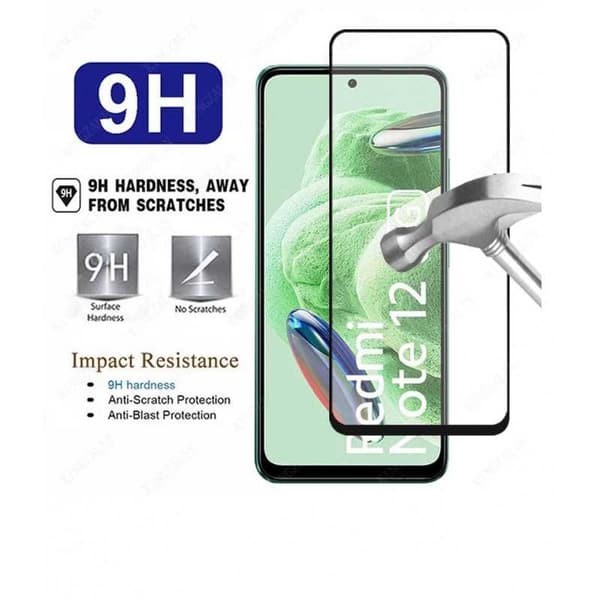 Xiaomi Redmi Note 12 5G Härdat Glas 3D 0.26mm 9H Fullframe