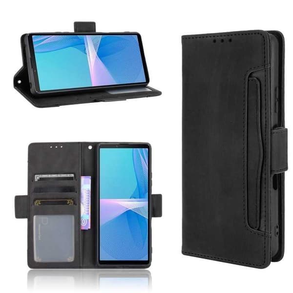 Xperia 1 V Plånboksfodral PU-Läder 6-FACK Winston V3
