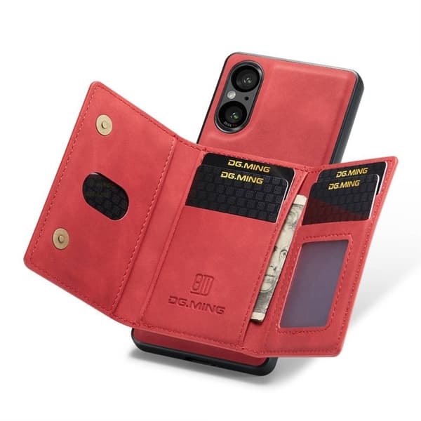 DG-Ming M2 kuori Sony Xperia 5 V - Punainen