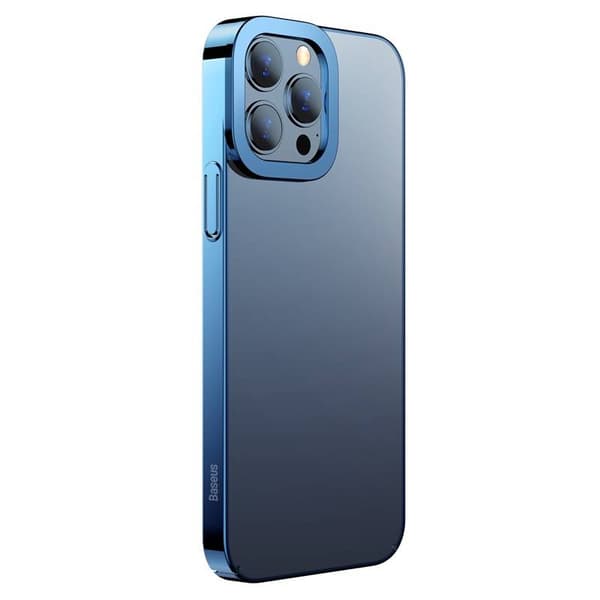 Baseus Glitter Transparent Case for iPhone 13 Pro Max (blue)