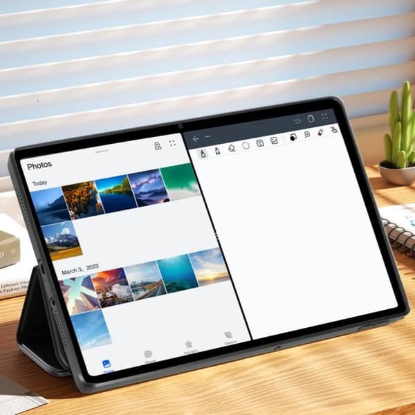 Fodral för Xiaomi Redmi Pad SE Trifold Support Video och tangentbord Svart - AVIZAR - Foliofodral i konstläder