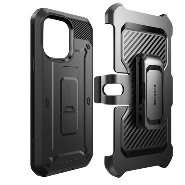 Coque iPhone 15 Pro - SUPCASE - Unicorn Beetle Pro - Stöttålig - Militärstandard MIL STD 810G - Svart