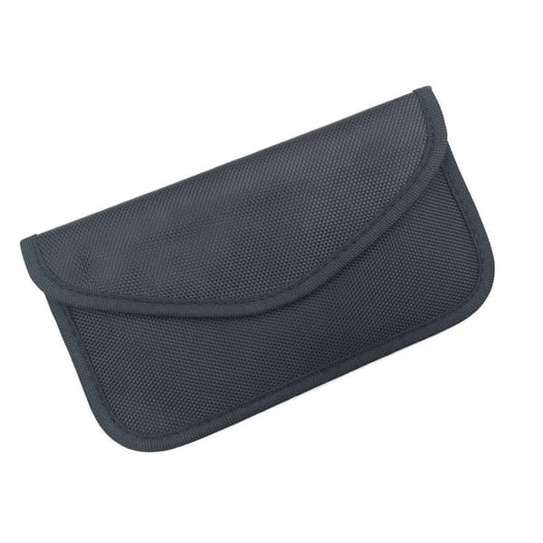 Tyverisikringsveske for mobil eller lommebok 20cm x 11cm - Sort