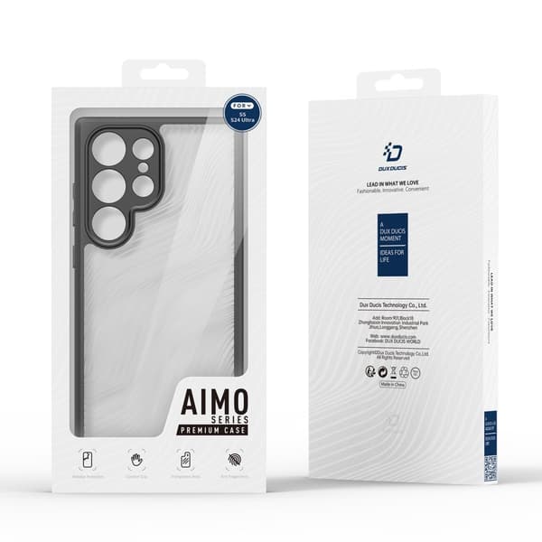 DUX DUCIS Samsung Galaxy S24 Ultra Cover Aimo Series Sort