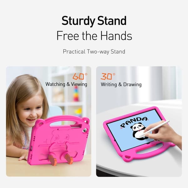 DUX DUCIS Samsung Galaxy Tab A9 Plus Kuori Panda Magenta