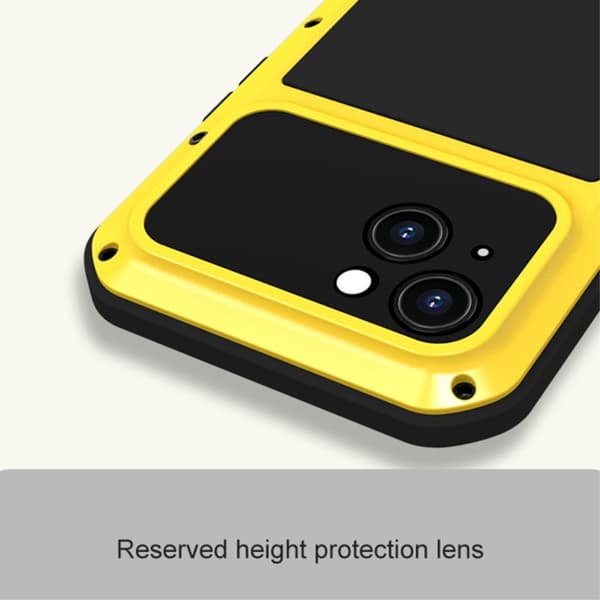 Love Mei iPhone 15 Kuori Powerful Case Musta