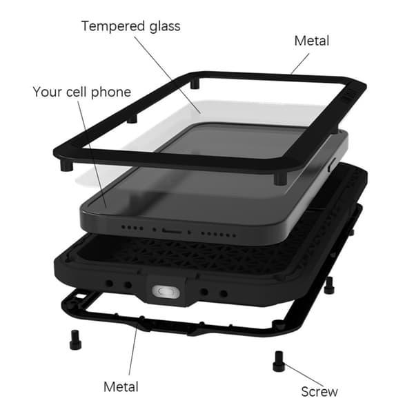 Love Mei iPhone 15 Cover Powerful Case Rød