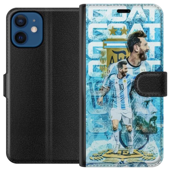 Apple iPhone 12  Tegnebogsetui Messi