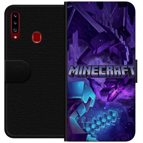 Samsung Galaxy A20s Tegnebogsetui Minecraft