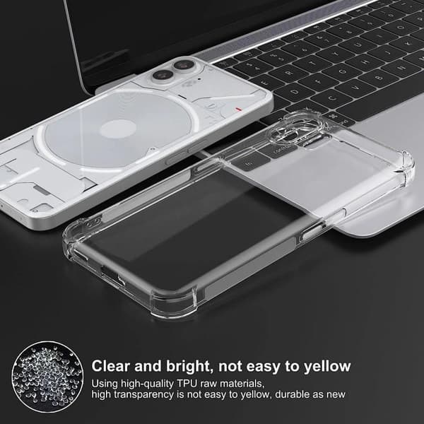 Nothing Phone 2 Stötdämpande Silikon Skal Shockr