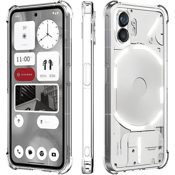Nothing Phone 2 Stötdämpande Silikon Skal Shockr