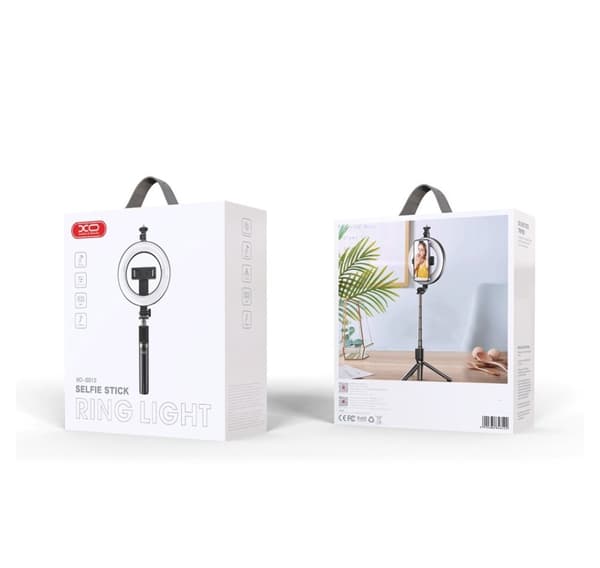 XO ringlys SS12 95cm LED + stativ, sort