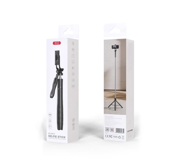 XO Selfie Stick BT Tripod SS15 180cm, svart
