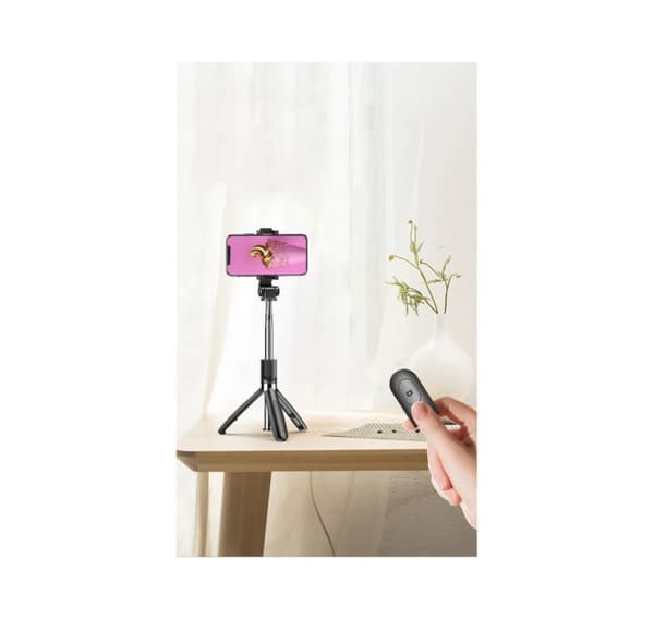 XO selfie stick-stativ SS08, svart
