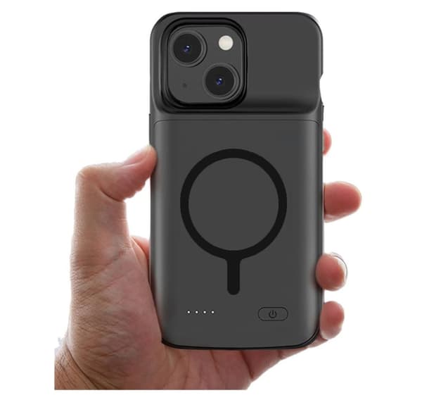 Tech-Protect-deksel PowerCase 8500mAh Apple iPhone 15 Pro Max, svart
