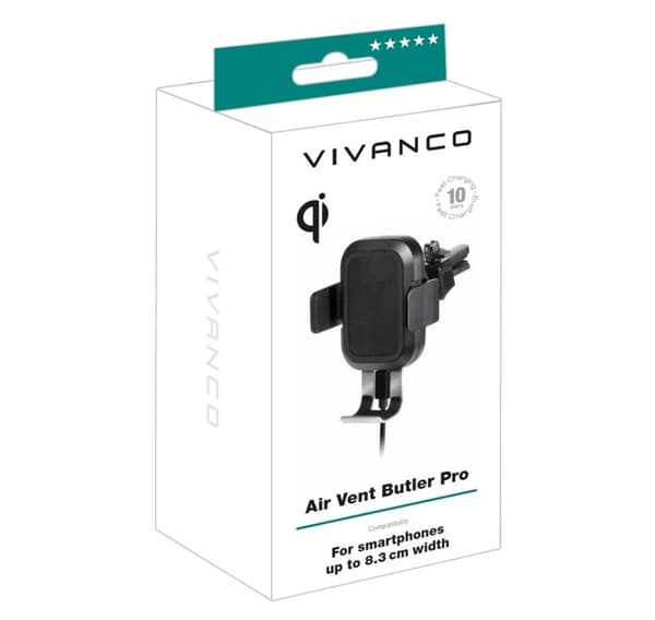 Vivanco biltelefonholder Butler Pro QI (61632)