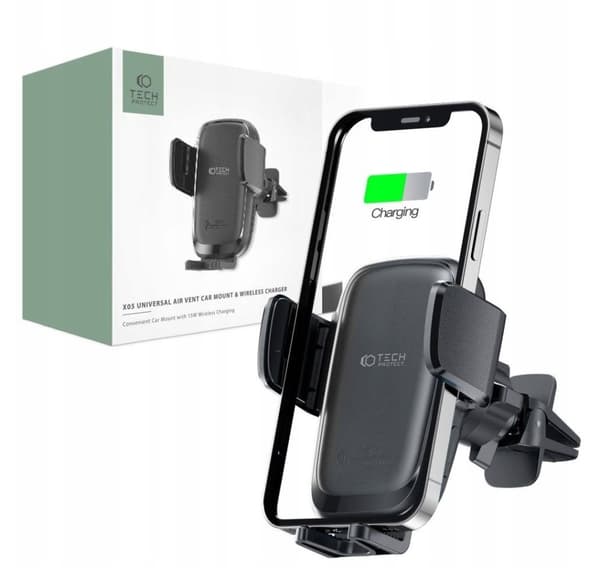 Tech-Protect telefonholder til bil X05 15W, svart