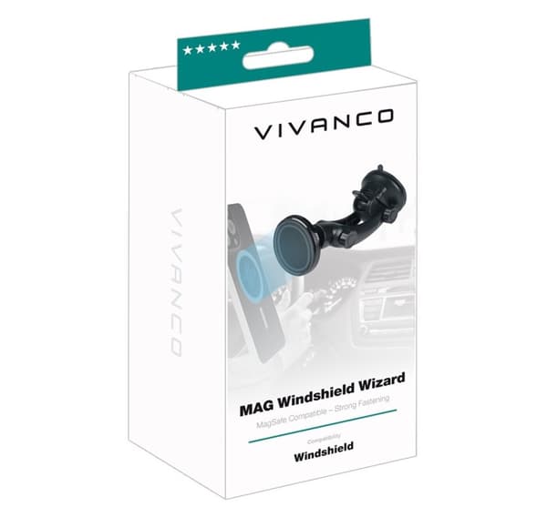 Vivanco biltelefonholder MAG Windshield Wizard (63261)