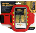 Miniatyrbilde 3 av 3: Platinet armbånd Sport LED, rød (43708)