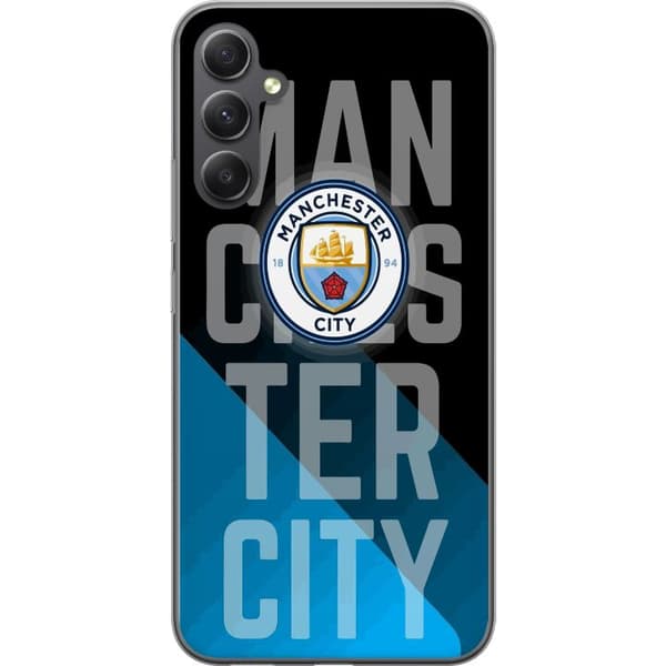 Samsung Galaxy A05s Läpinäkyvä kuori Manchester City