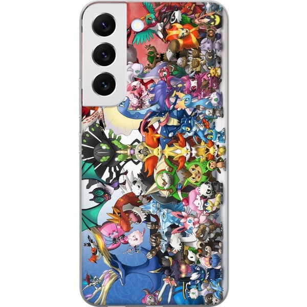 Samsung Galaxy S22 5G Genomskinligt Skal Pokemon