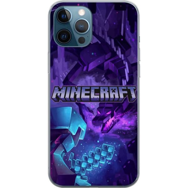 Apple iPhone 12 Pro Gennemsigtig cover Minecraft