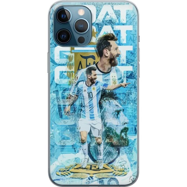 Apple iPhone 12 Pro Max Gennemsigtig cover Messi