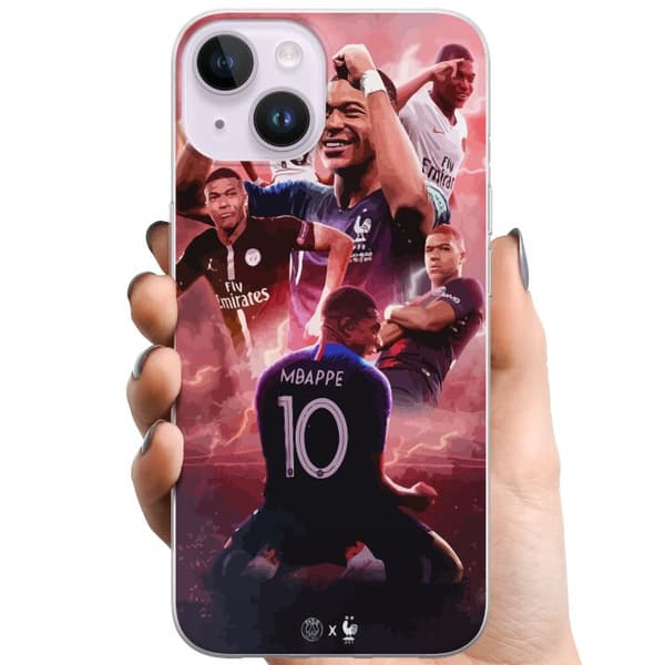 Apple iPhone 15 TPU Mobildeksel Mbappe