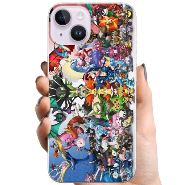 Apple iPhone 15 TPU Mobilcover Pokemon