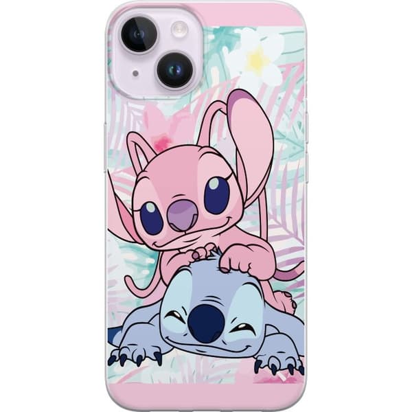 Apple iPhone 15 Läpinäkyvä kuori Kirjonta