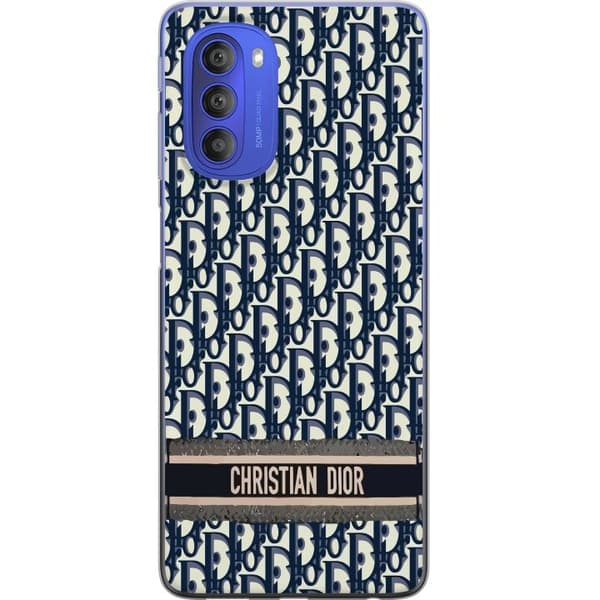 Motorola Moto G51 5G Gennemsigtig cover Christian Dior