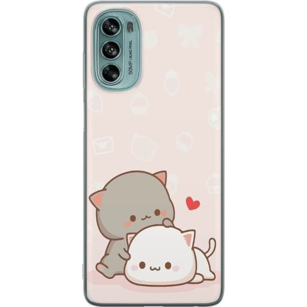 Motorola Moto G62 5G Läpinäkyvä kuori Kawaii