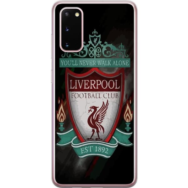 Samsung Galaxy S20 Läpinäkyvä kuori Liverpool