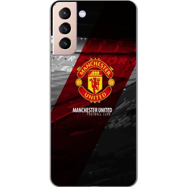 Samsung Galaxy S21 Läpinäkyvä kuori Manchester United