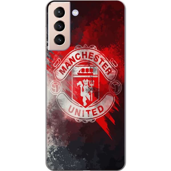 Samsung Galaxy S21 Genomskinligt Skal Manchester United