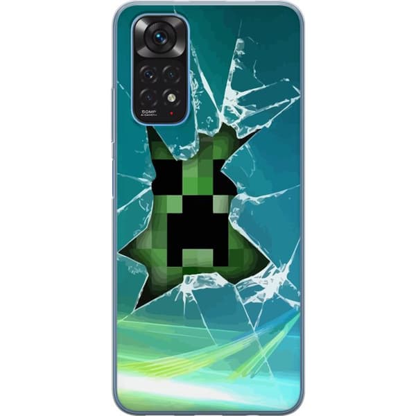 Xiaomi Redmi Note 11 Gennemsigtig cover Minecraft