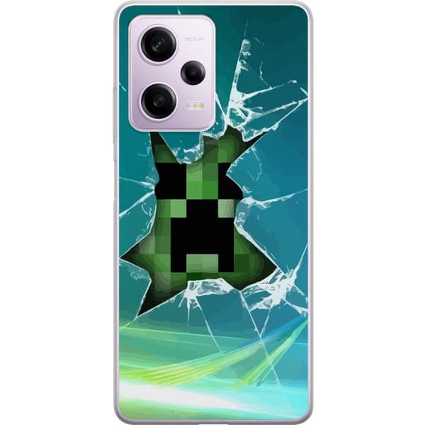 Xiaomi Redmi Note 12 Pro Gjennomsiktig deksel Minecraft