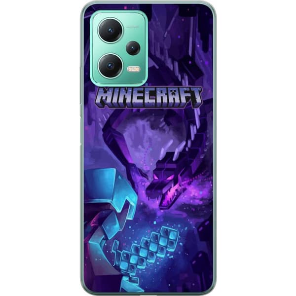 Xiaomi Redmi Note 12 Gjennomsiktig deksel Minecraft