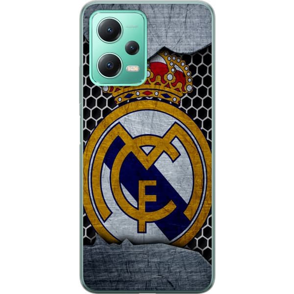 Xiaomi Redmi Note 12 Gjennomsiktig deksel Real Madrid CF