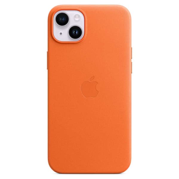 Apple Dække Iphone 14 Plus Leather Orange