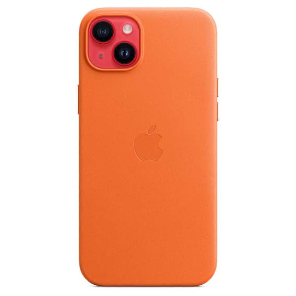 Apple Dække Iphone 14 Plus Leather Orange